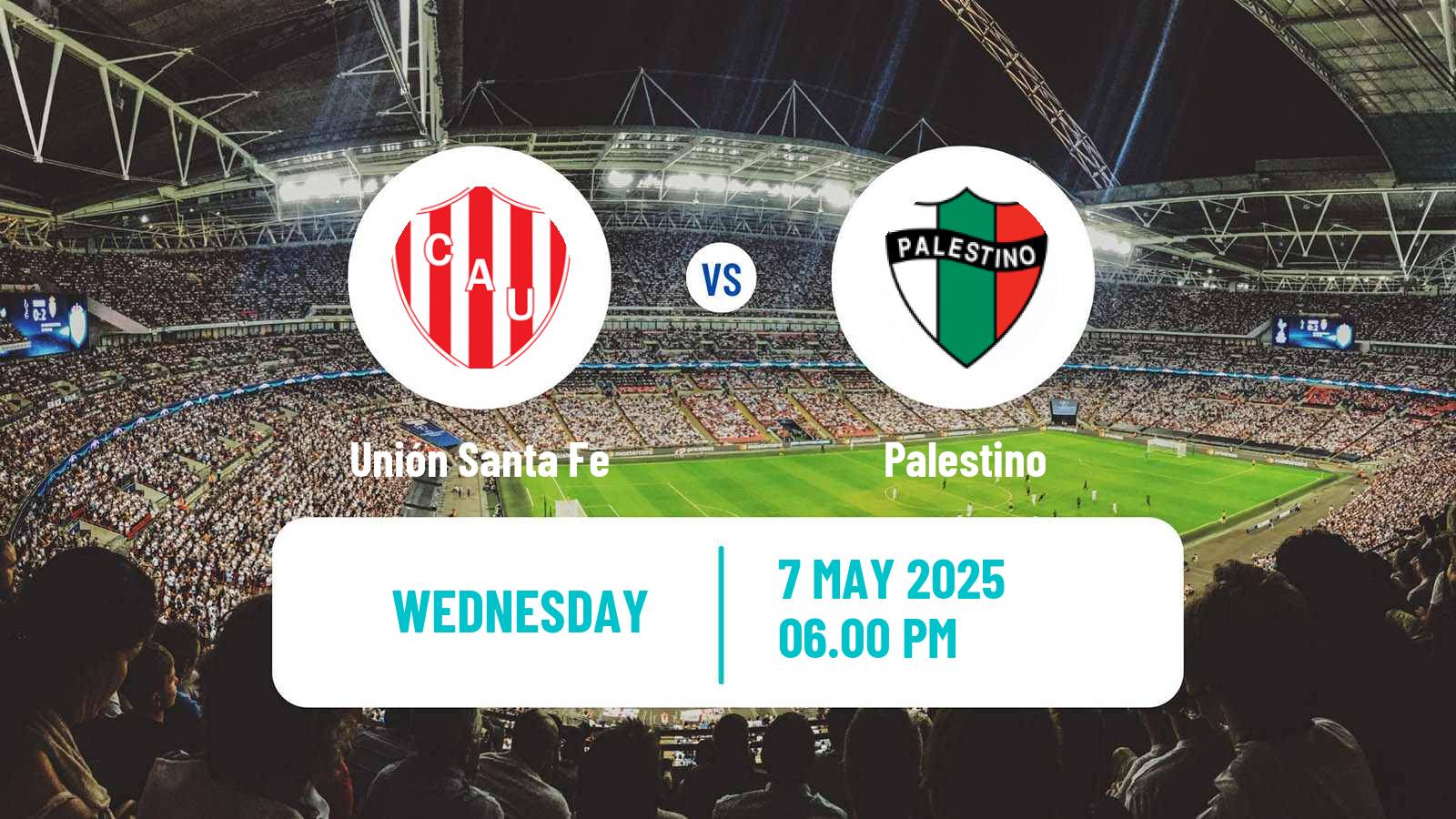 Soccer Copa Sudamericana Unión Santa Fe - Palestino