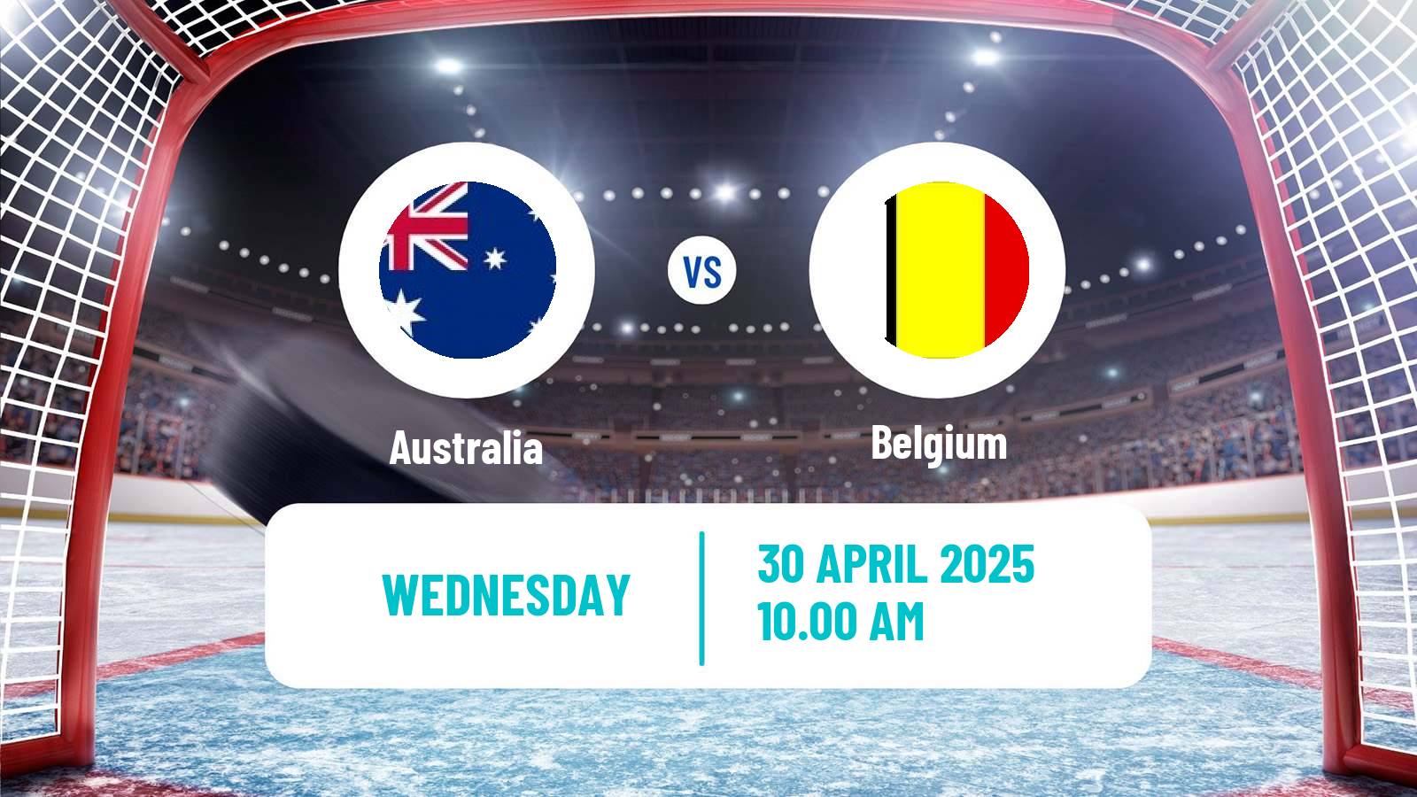Hockey IIHF World Championship IIA Australia - Belgium