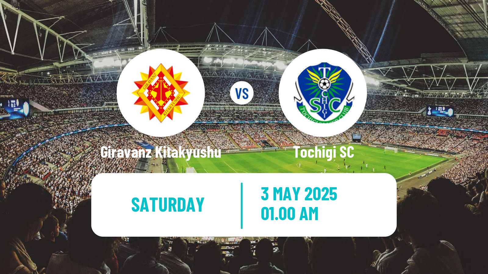 Soccer Japan J3 League Giravanz Kitakyushu - Tochigi
