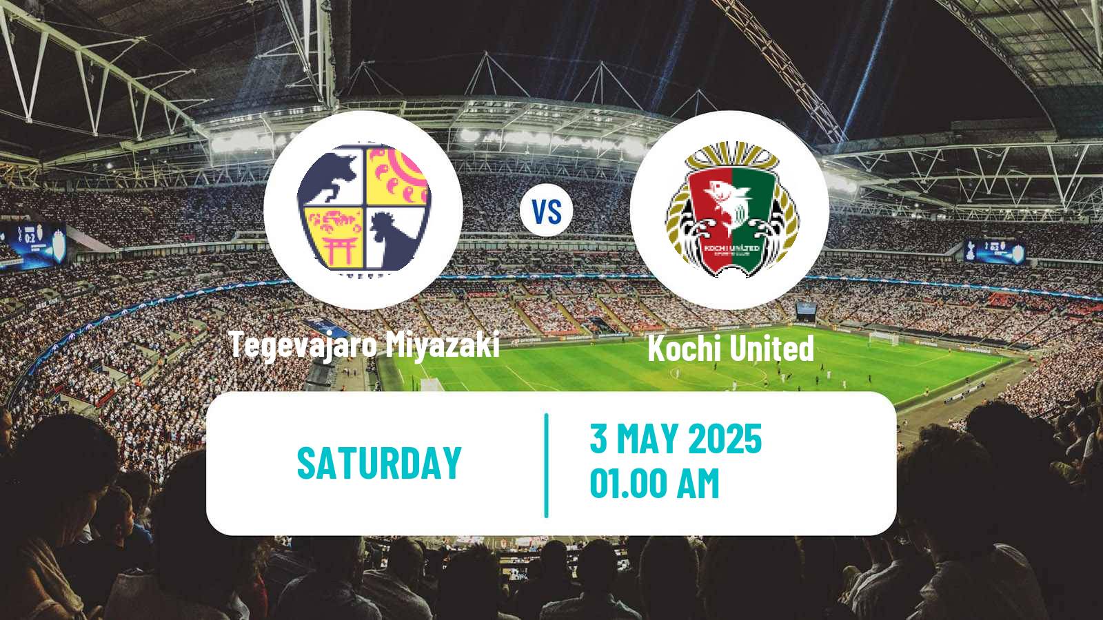 Soccer Japan J3 League Tegevajaro Miyazaki - Kochi United