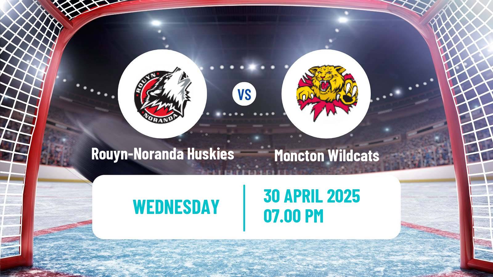 Hockey QMJHL Rouyn-Noranda Huskies - Moncton Wildcats