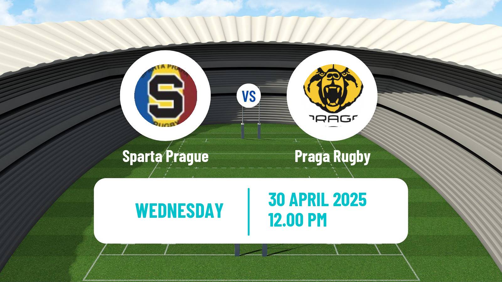 Rugby union Czech Extraliga Rugby Sparta Prague - Praga