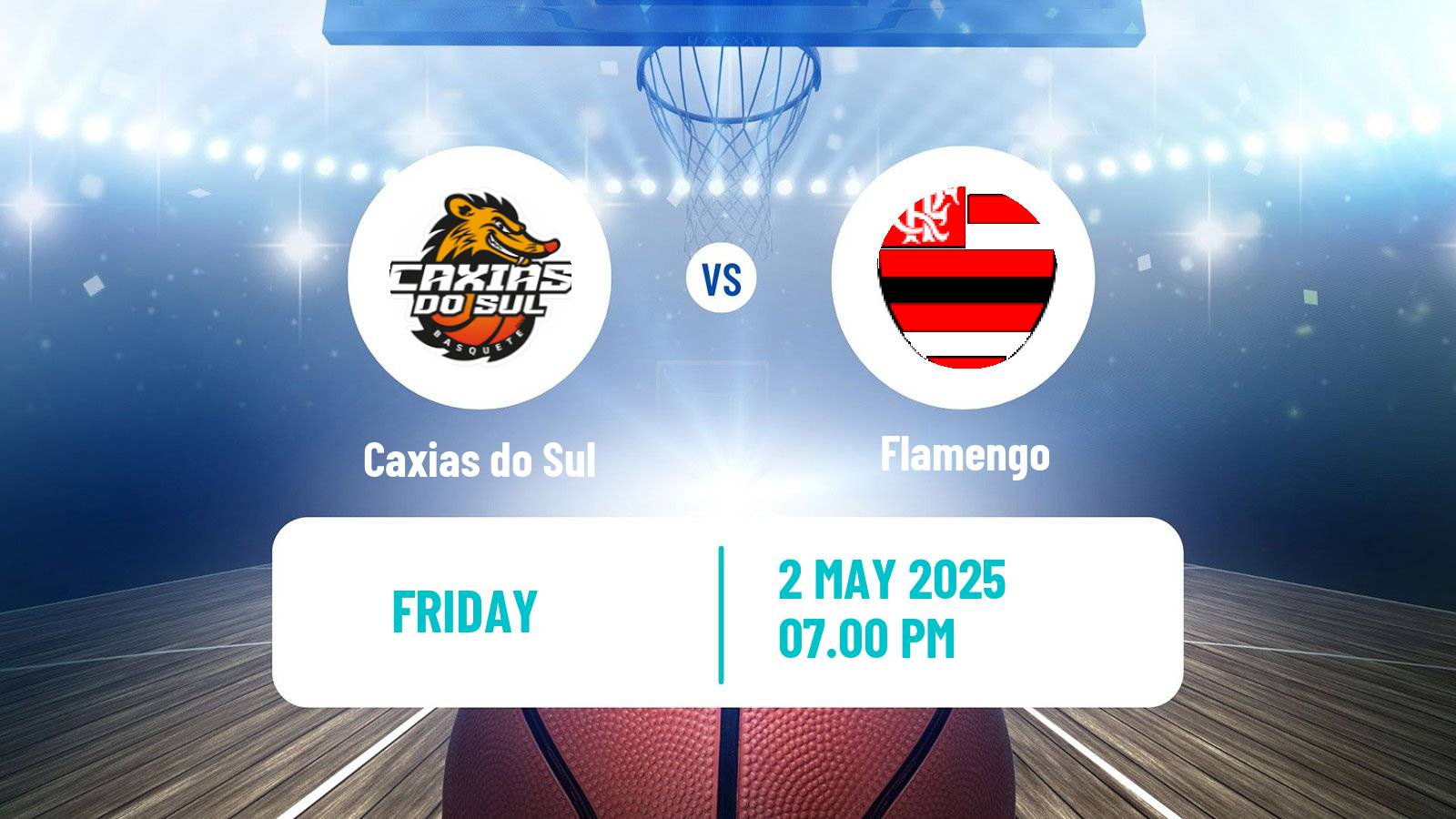 Basketball Brazilian NBB Caxias do Sul - Flamengo