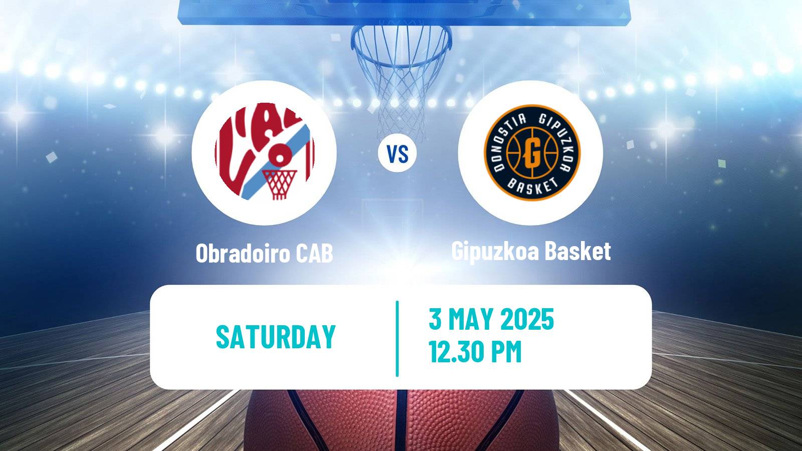 Basketball Spanish LEB Oro Obradoiro CAB - Gipuzkoa Basket