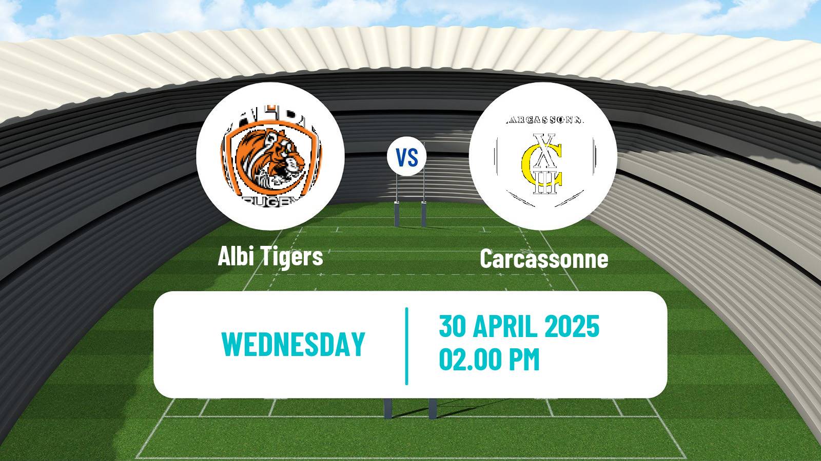 Rugby league French Elite 1 Rugby League Albi Tigers - Carcassonne