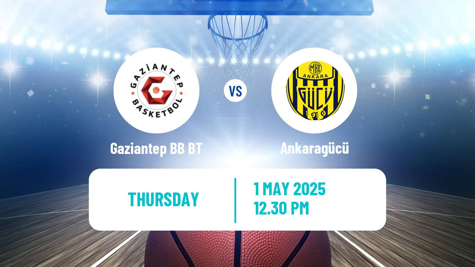 Basketball Turkish TBL Gaziantep BB BT - Ankaragücü