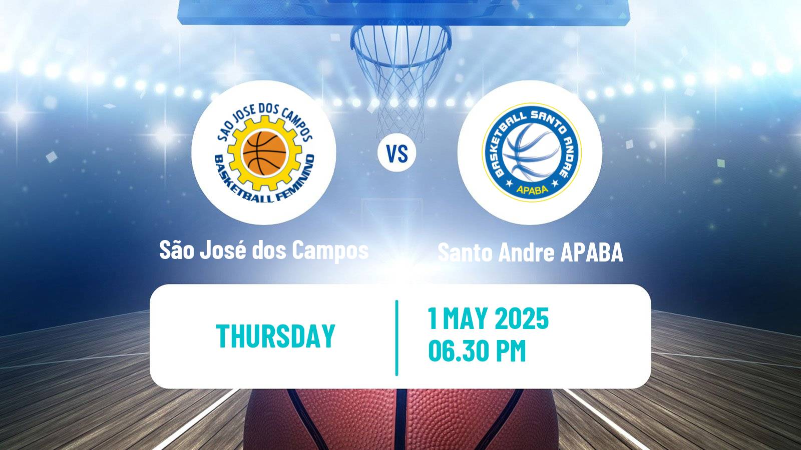Basketball Brazilian LBF Women São José dos Campos - Santo Andre APABA