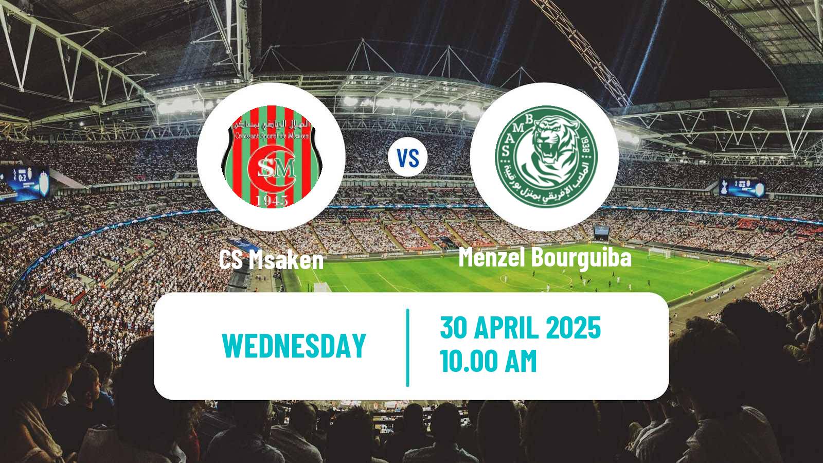 Soccer Tunisian Ligue 2 Msaken - Menzel Bourguiba