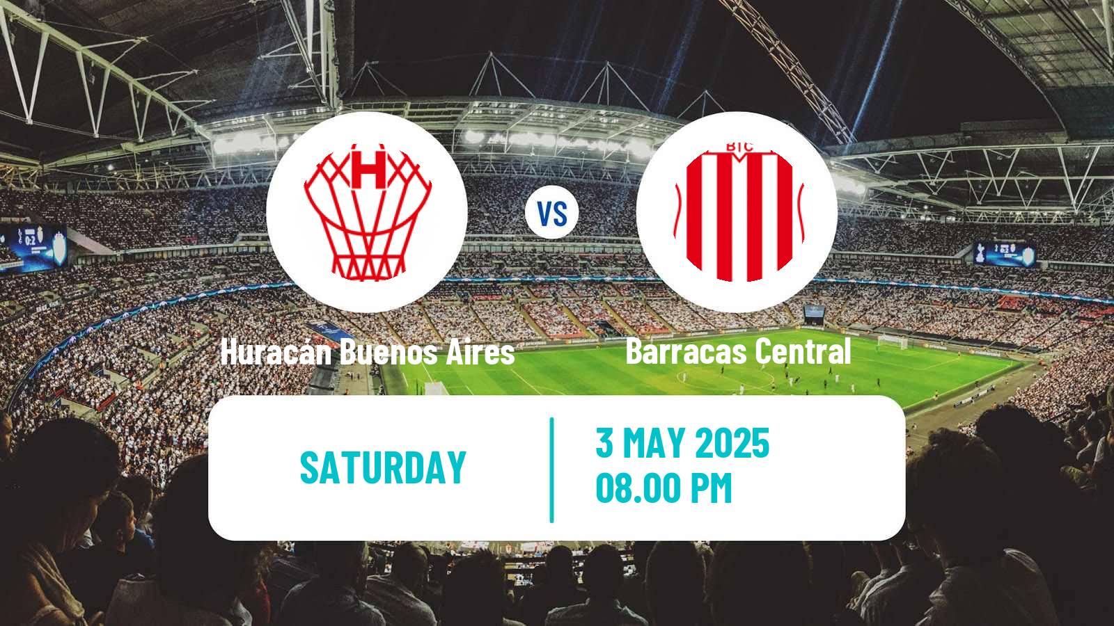 Soccer Argentinian Liga Profesional Huracán Buenos Aires - Barracas Central