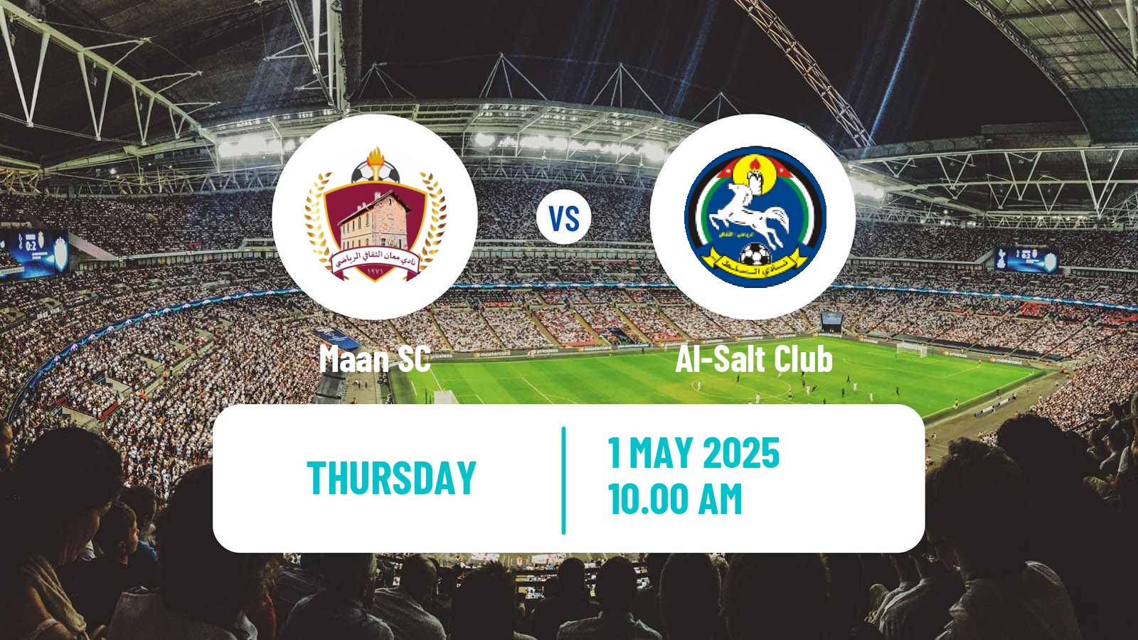 Soccer Jordan Premier League Maan - Al-Salt