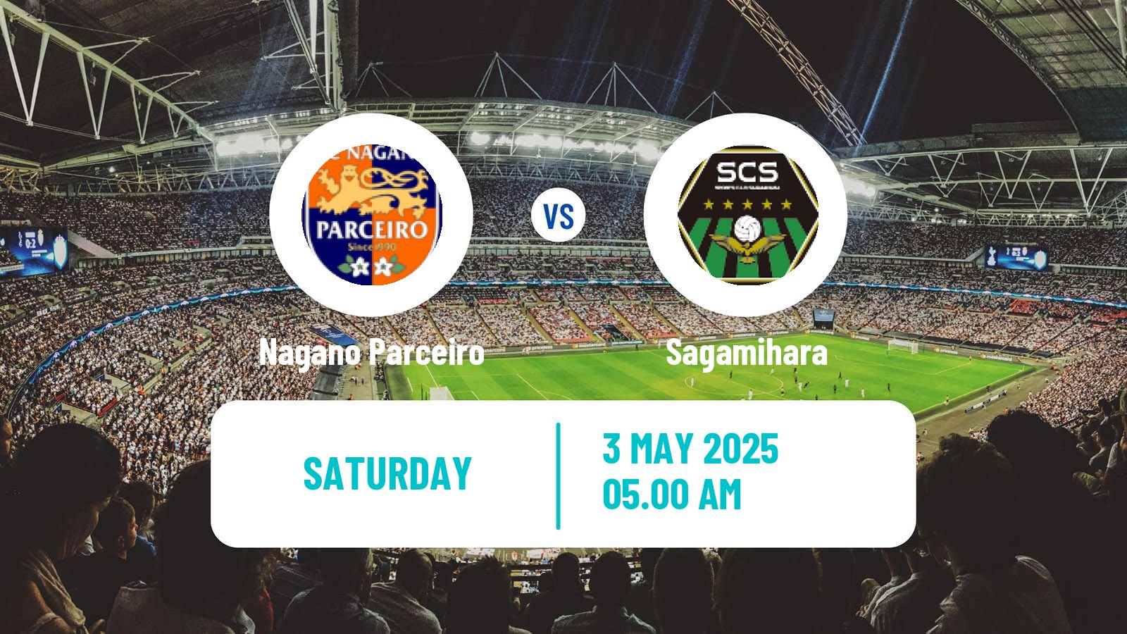 Soccer Japan J3 League Nagano Parceiro - Sagamihara