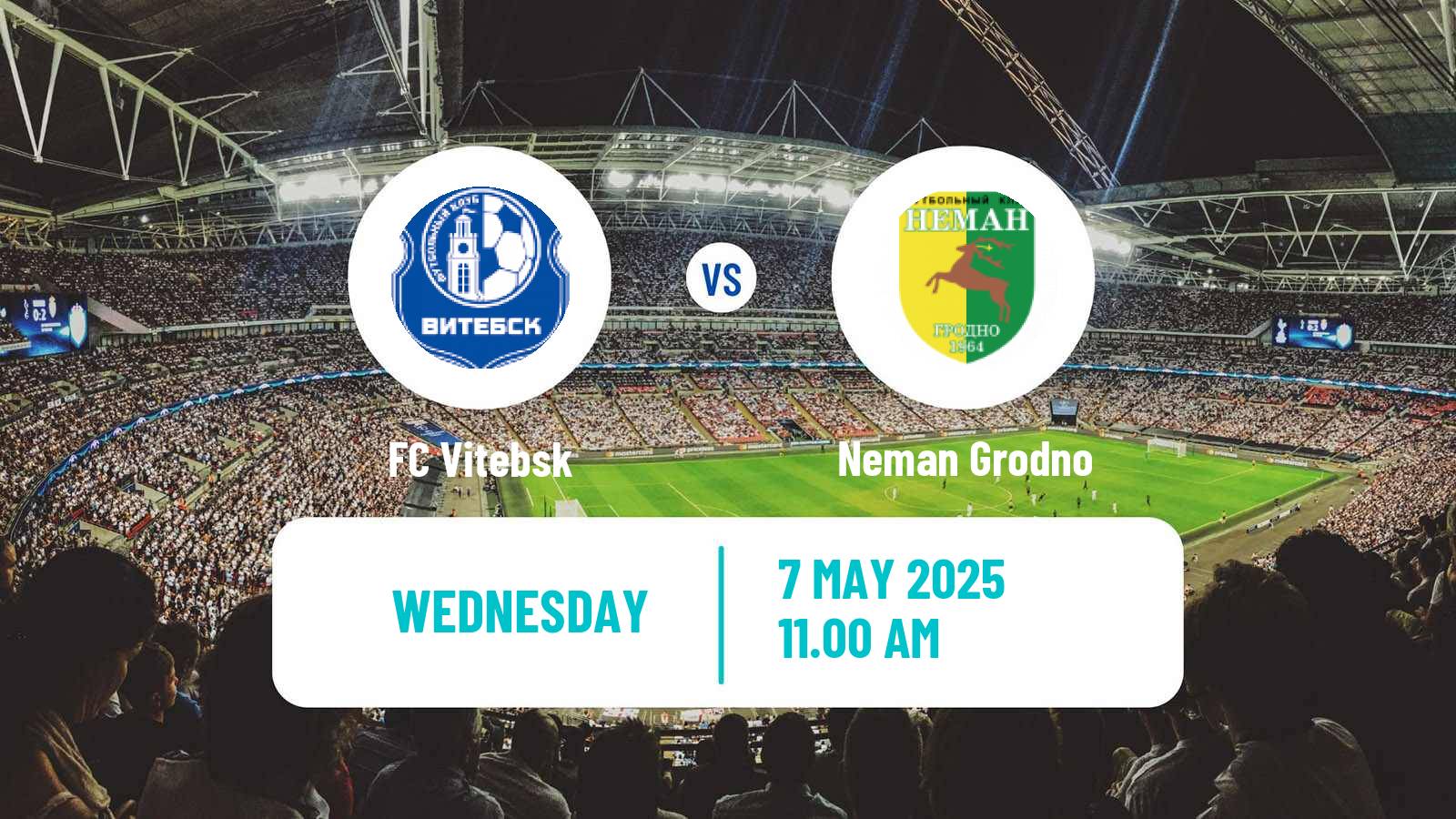 Soccer Belarusian Cup Vitebsk - Neman Grodno