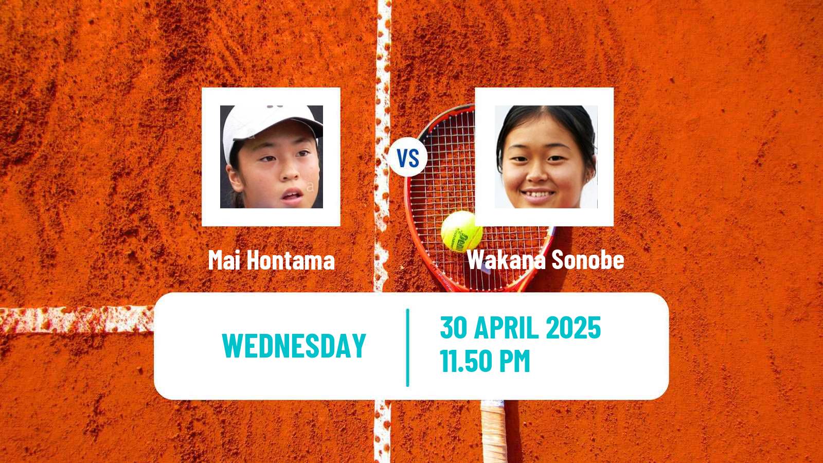 Tennis ITF W100 Gifu Women Mai Hontama - Wakana Sonobe