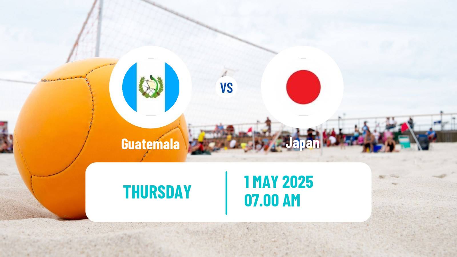 Beach soccer World Cup Guatemala - Japan