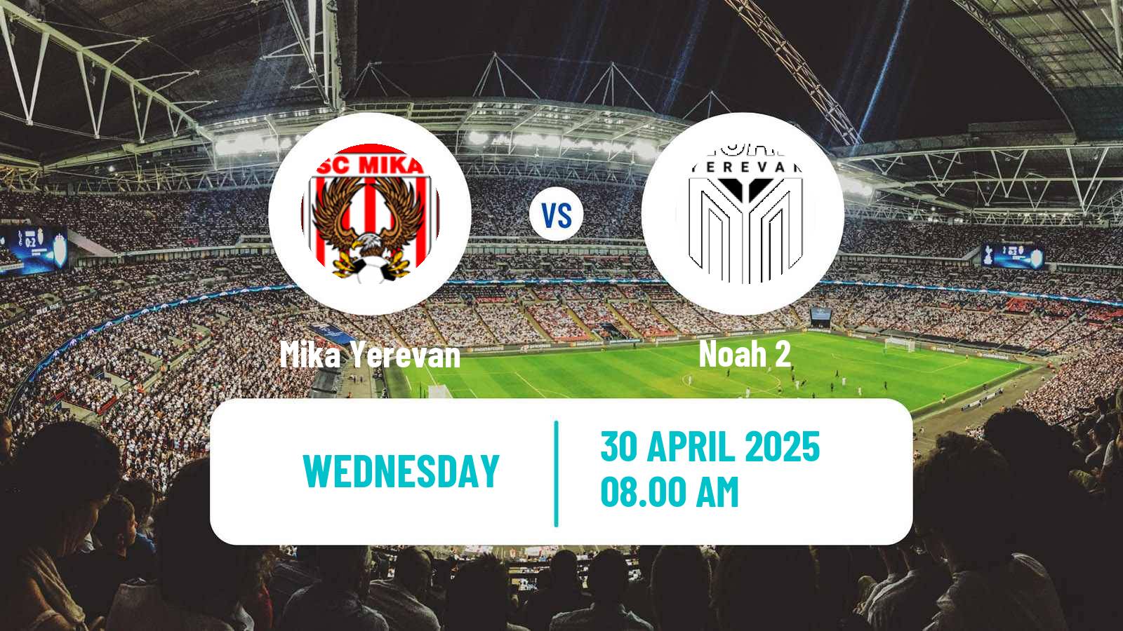 Soccer Armenian First League Mika Yerevan - Noah 2