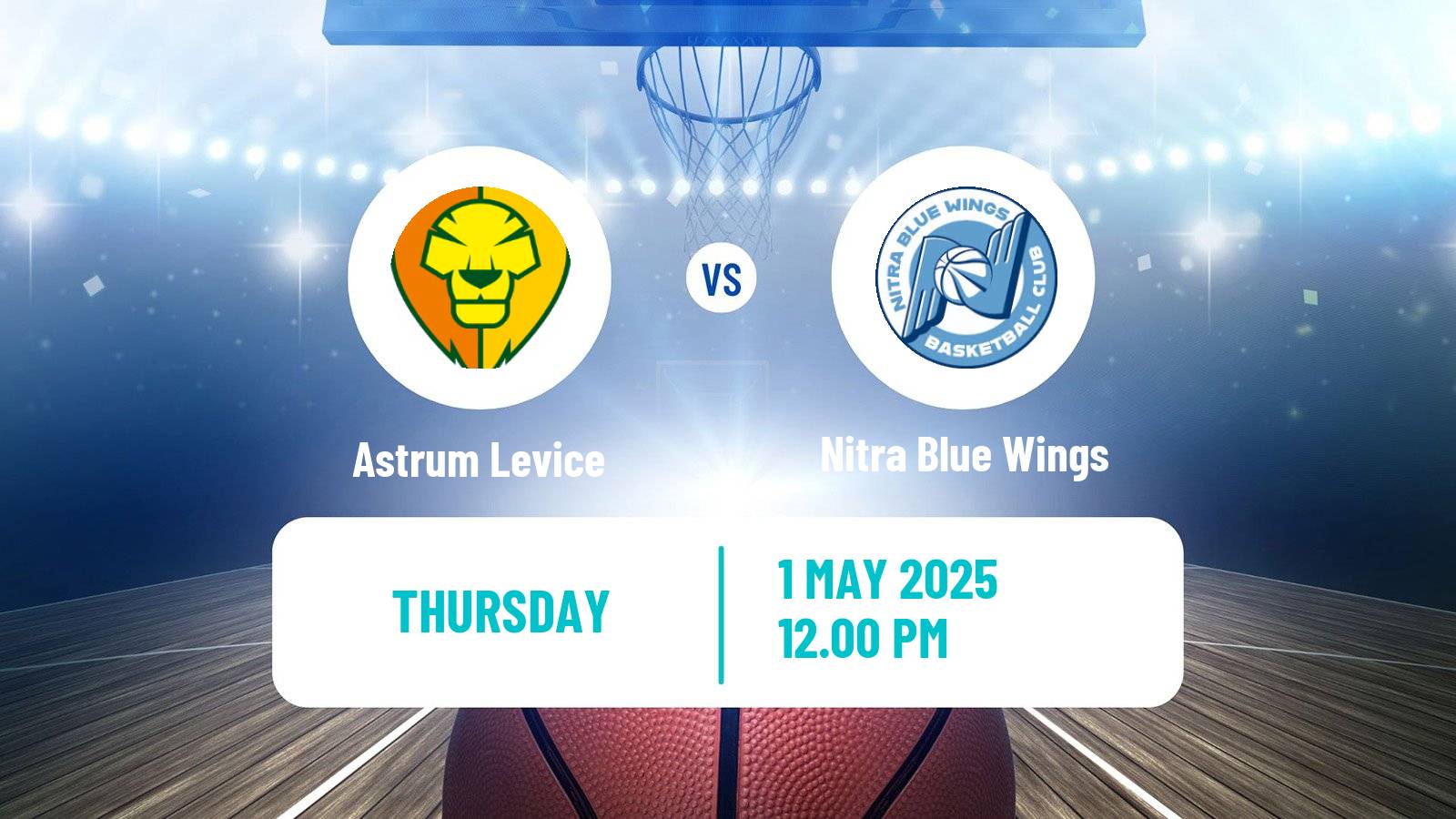 Basketball Slovak Extraliga Basketball Astrum Levice - Nitra Blue Wings