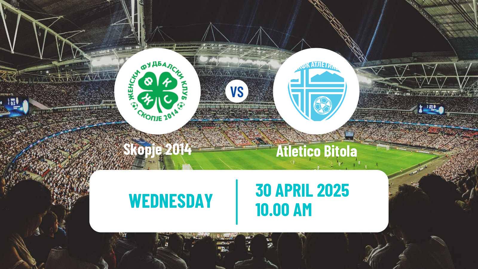 Soccer North Macedonian 1 WFL Women Skopje 2014 - Atletico Bitola