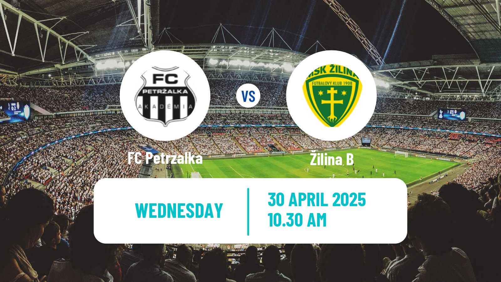 Soccer Slovak 2 Liga Petrzalka - Žilina B