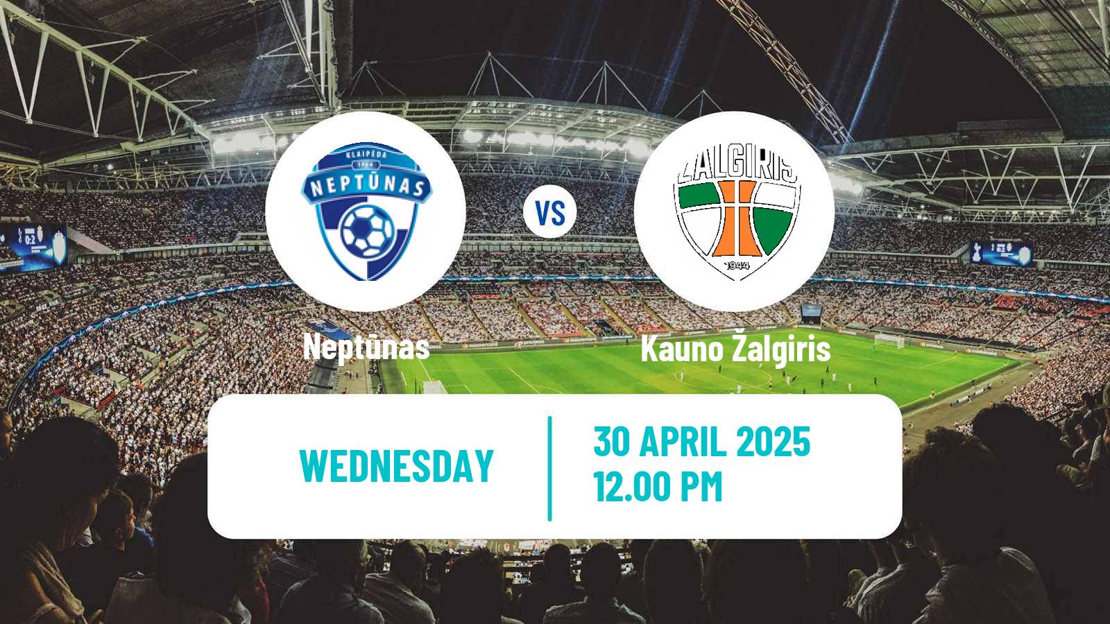 Soccer Lithuanian Cup Neptūnas - Kauno Žalgiris