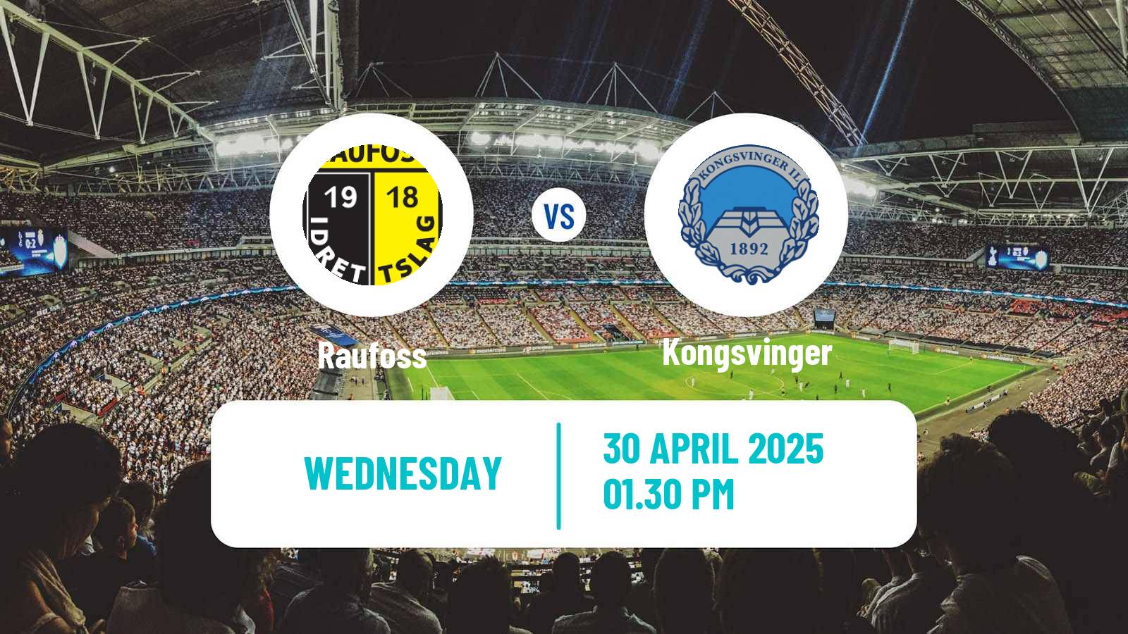 Soccer Norwegian Cup Women Raufoss - Kongsvinger