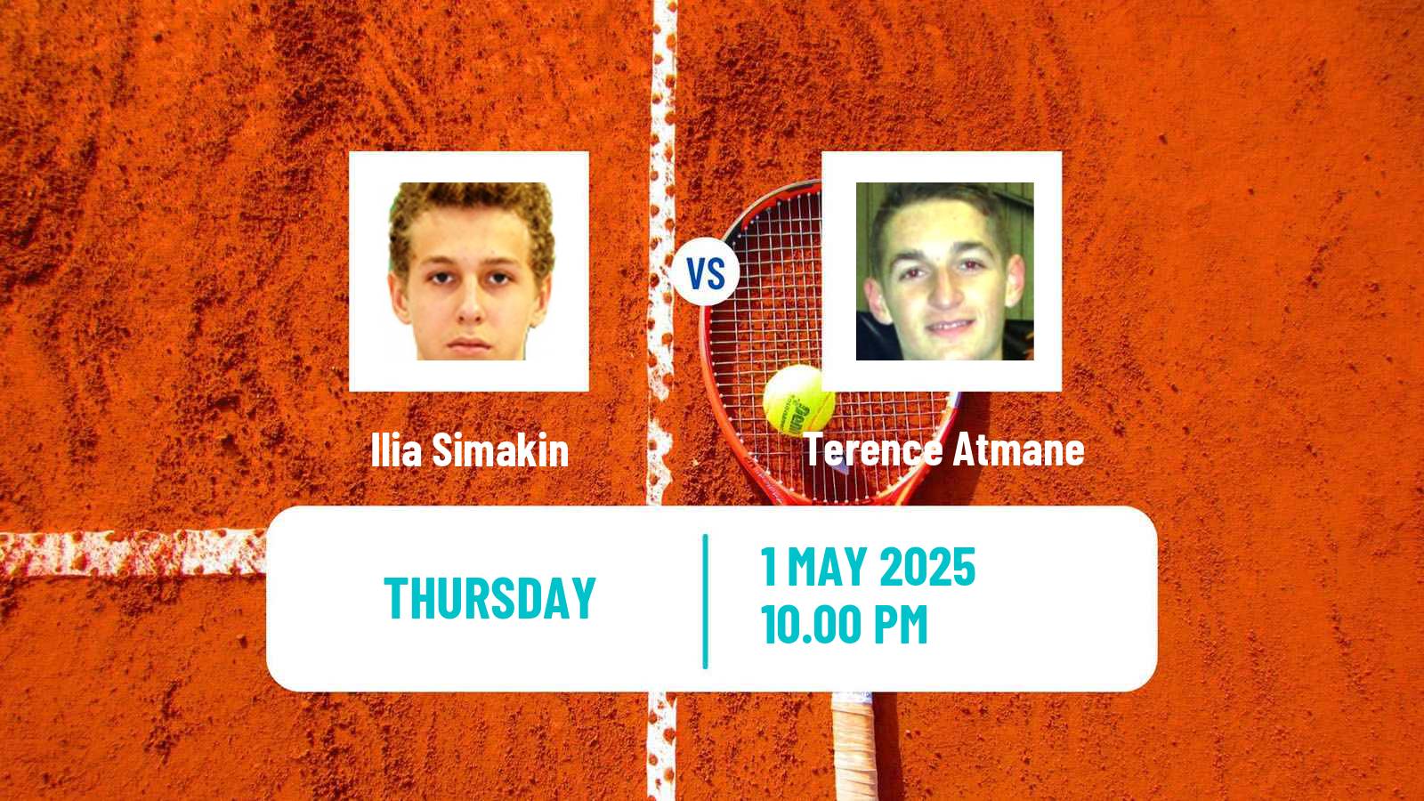 Tennis Guangzhou Challenger Men Ilia Simakin - Terence Atmane