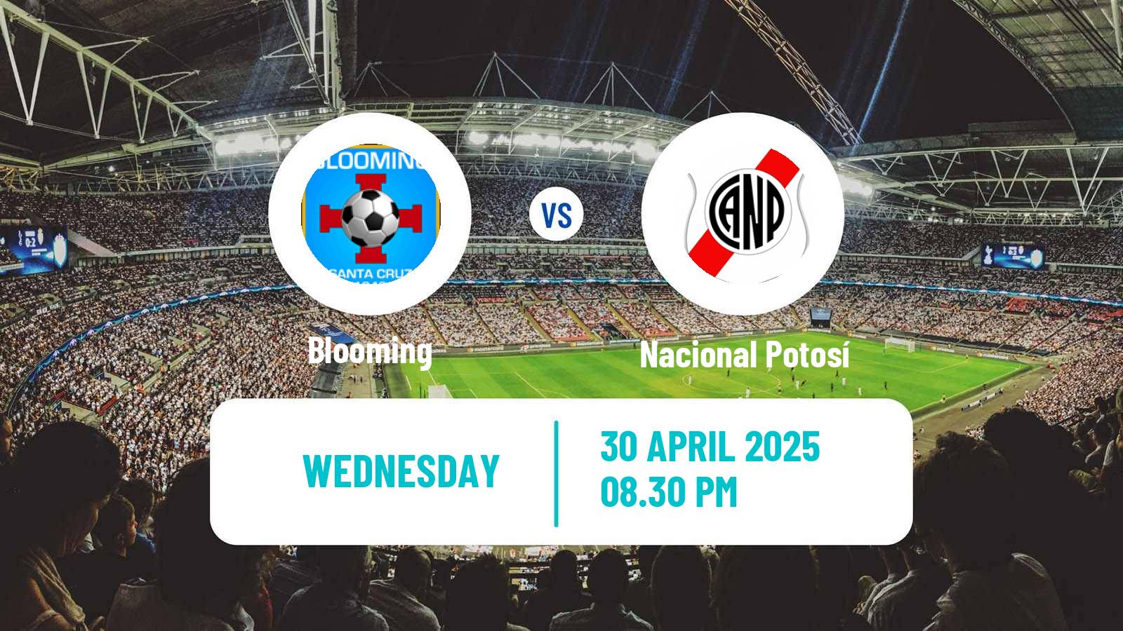 Soccer Bolivian League Cup Blooming - Nacional Potosí
