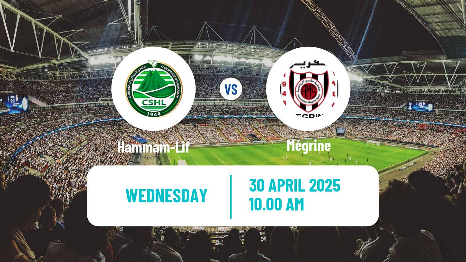 Soccer Tunisian Ligue 2 Hammam-Lif - Mégrine
