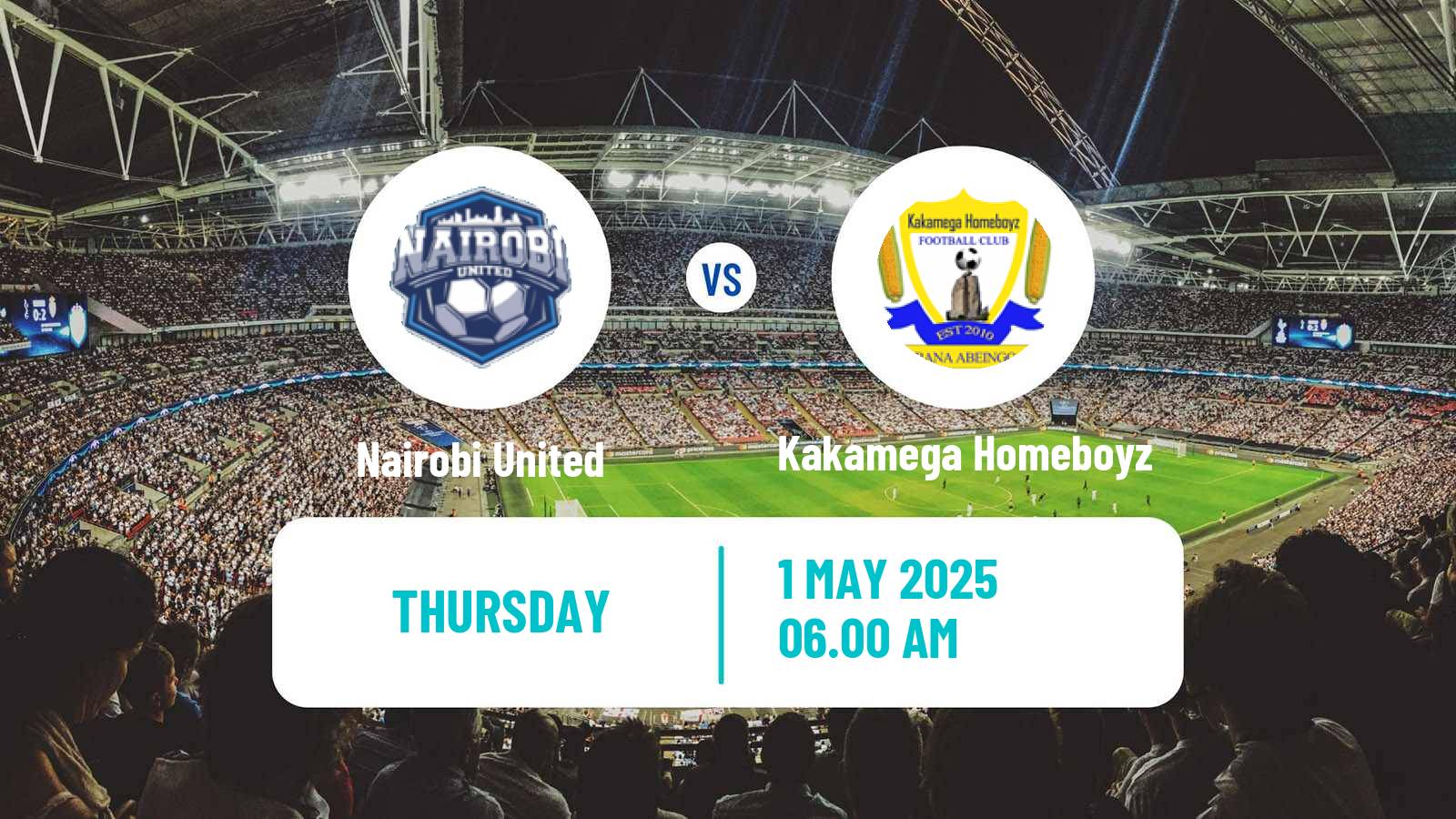 Soccer Kenyan Shield Cup Nairobi United - Kakamega Homeboyz