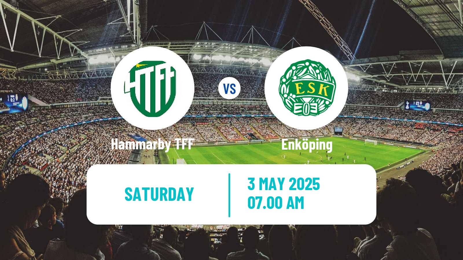 Soccer Swedish Division 1 Norra Hammarby TFF - Enköping