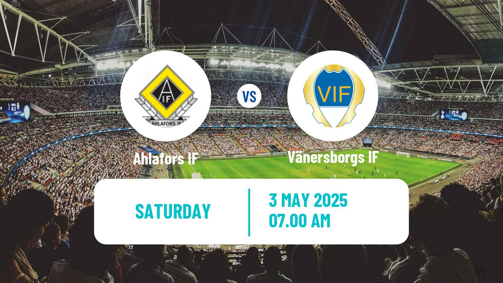 Soccer Swedish Division 2 - Norra Götaland Ahlafors - Vänersborgs IF