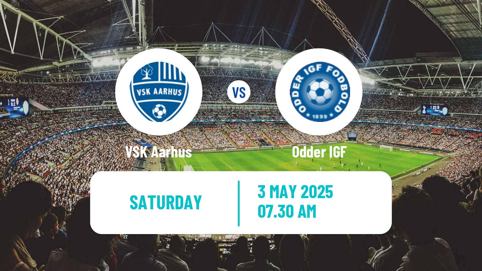 Soccer Danish 3 Division VSK Aarhus - Odder