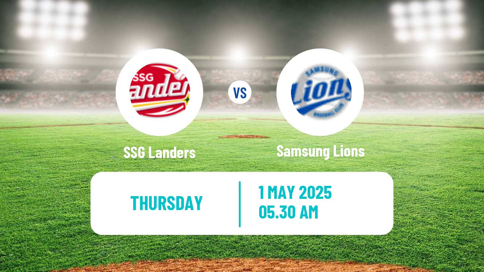 Baseball KBO SSG Landers - Samsung Lions