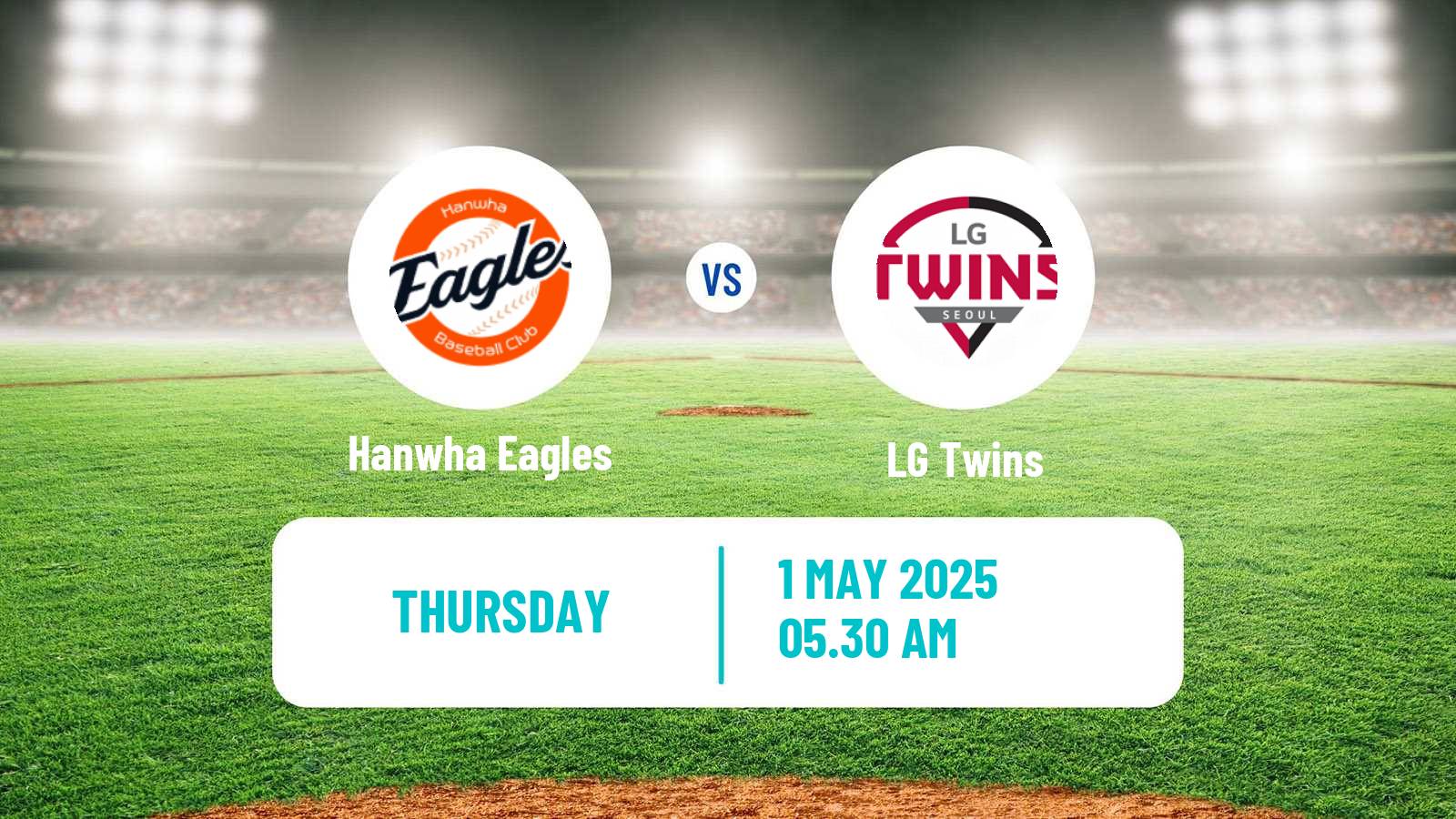 Baseball KBO Hanwha Eagles - LG Twins