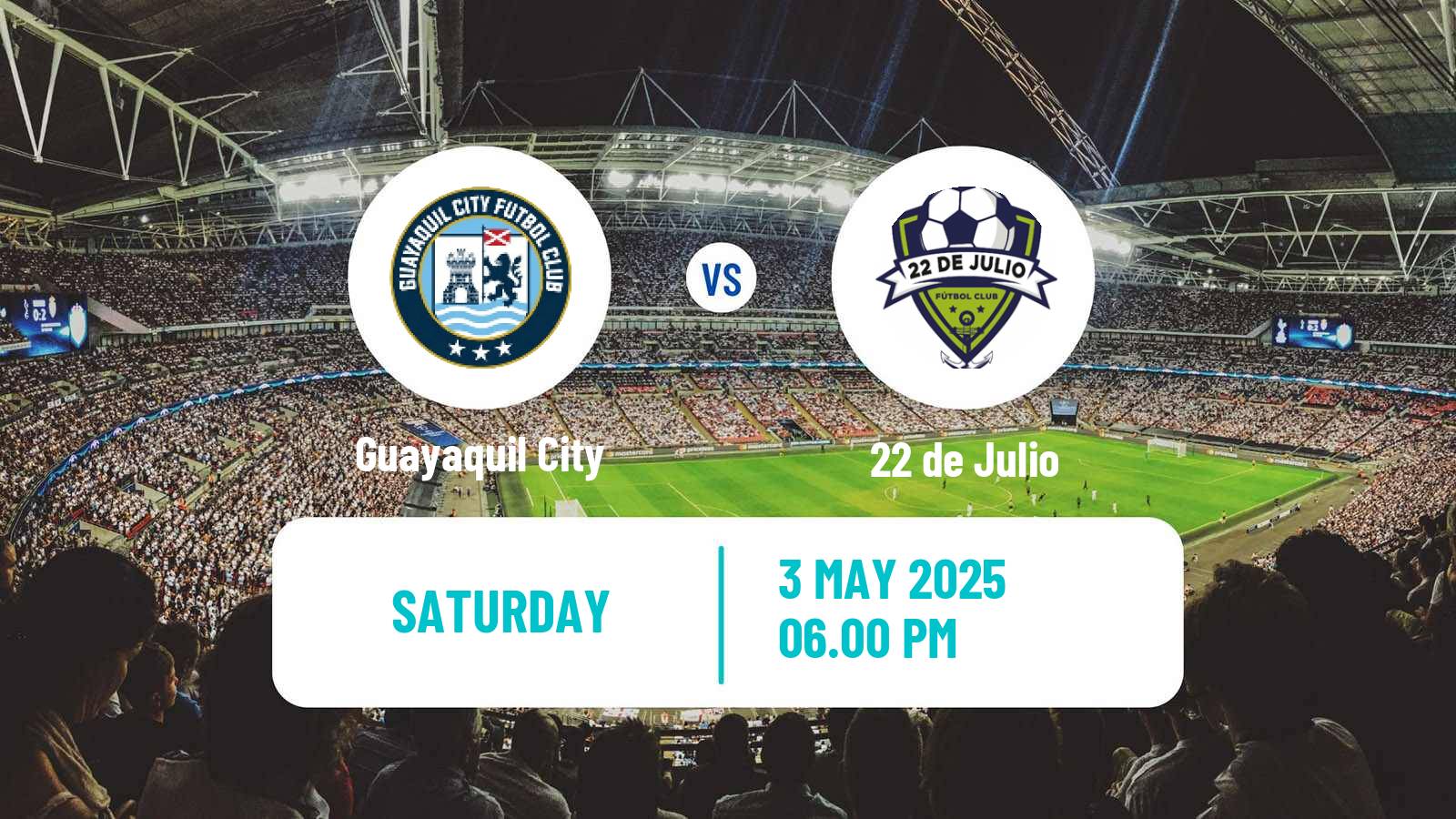 Soccer Ecuadorian Serie B Guayaquil City - 22 de Julio