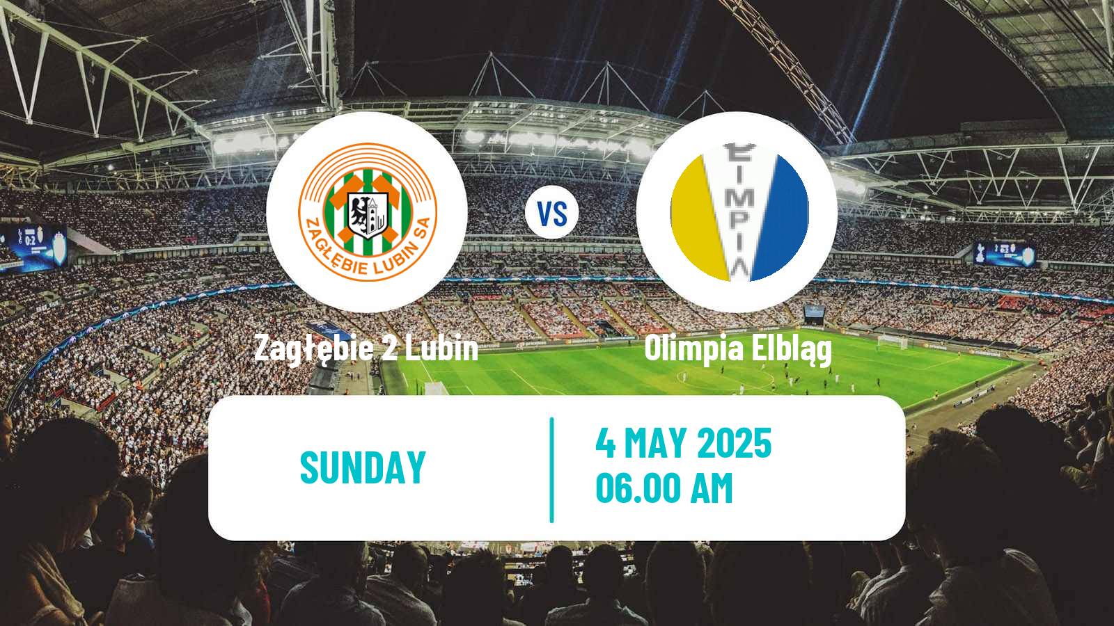 Soccer Polish Division 2 Zagłębie 2 Lubin - Olimpia Elbląg