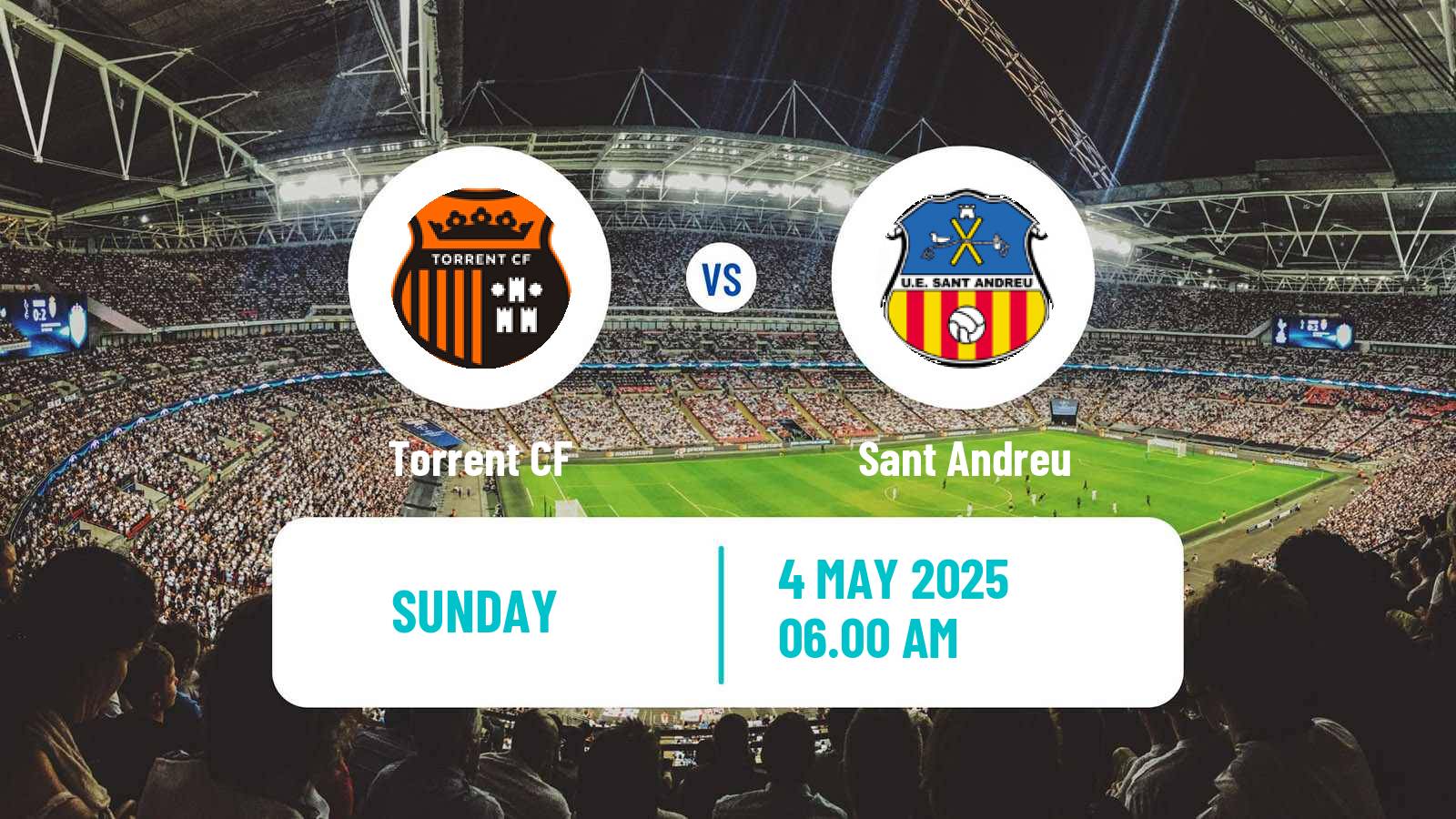 Soccer Spanish Segunda RFEF - Group 3 Torrent - Sant Andreu