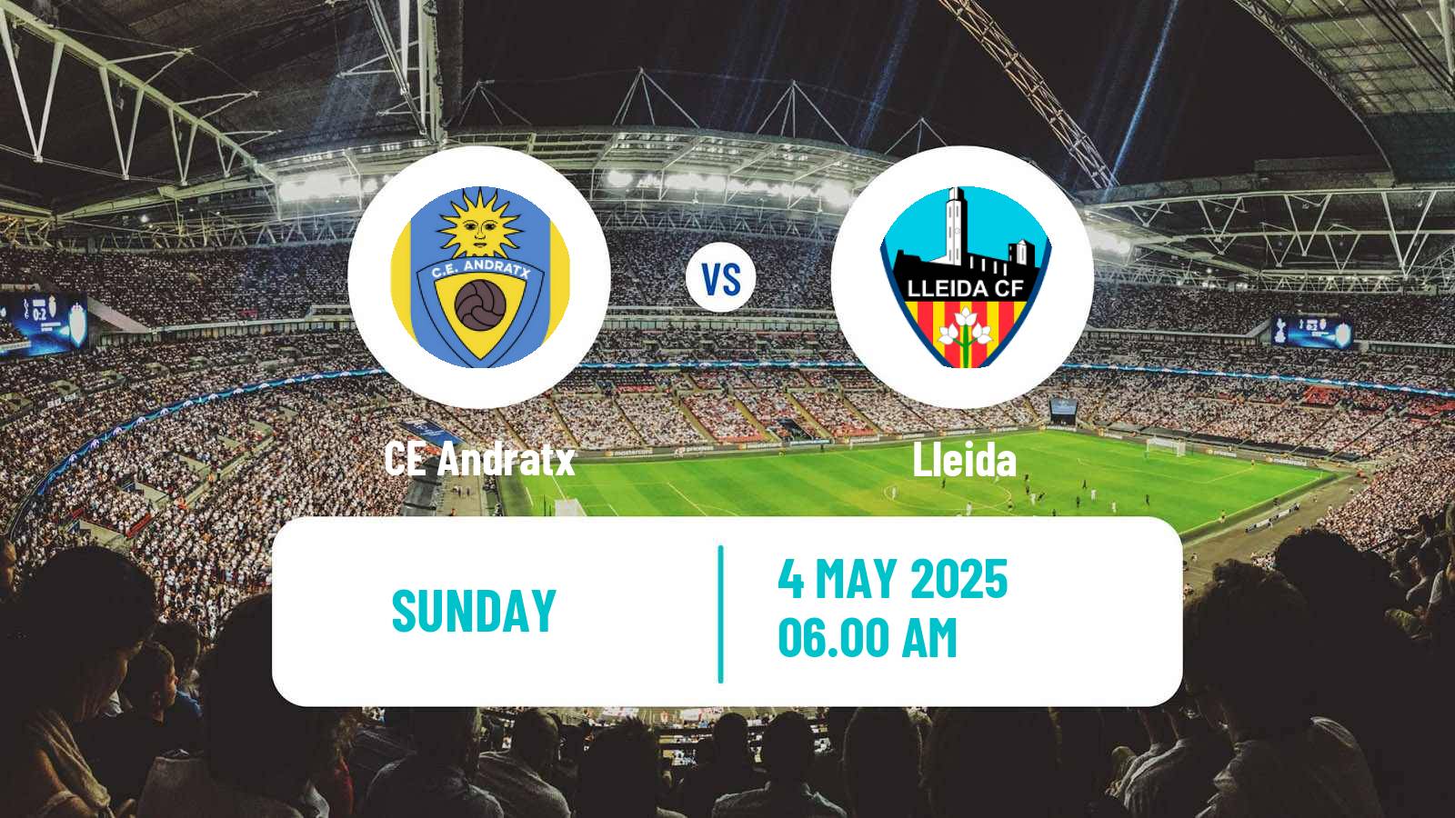 Soccer Spanish Segunda RFEF - Group 3 Andratx - Lleida