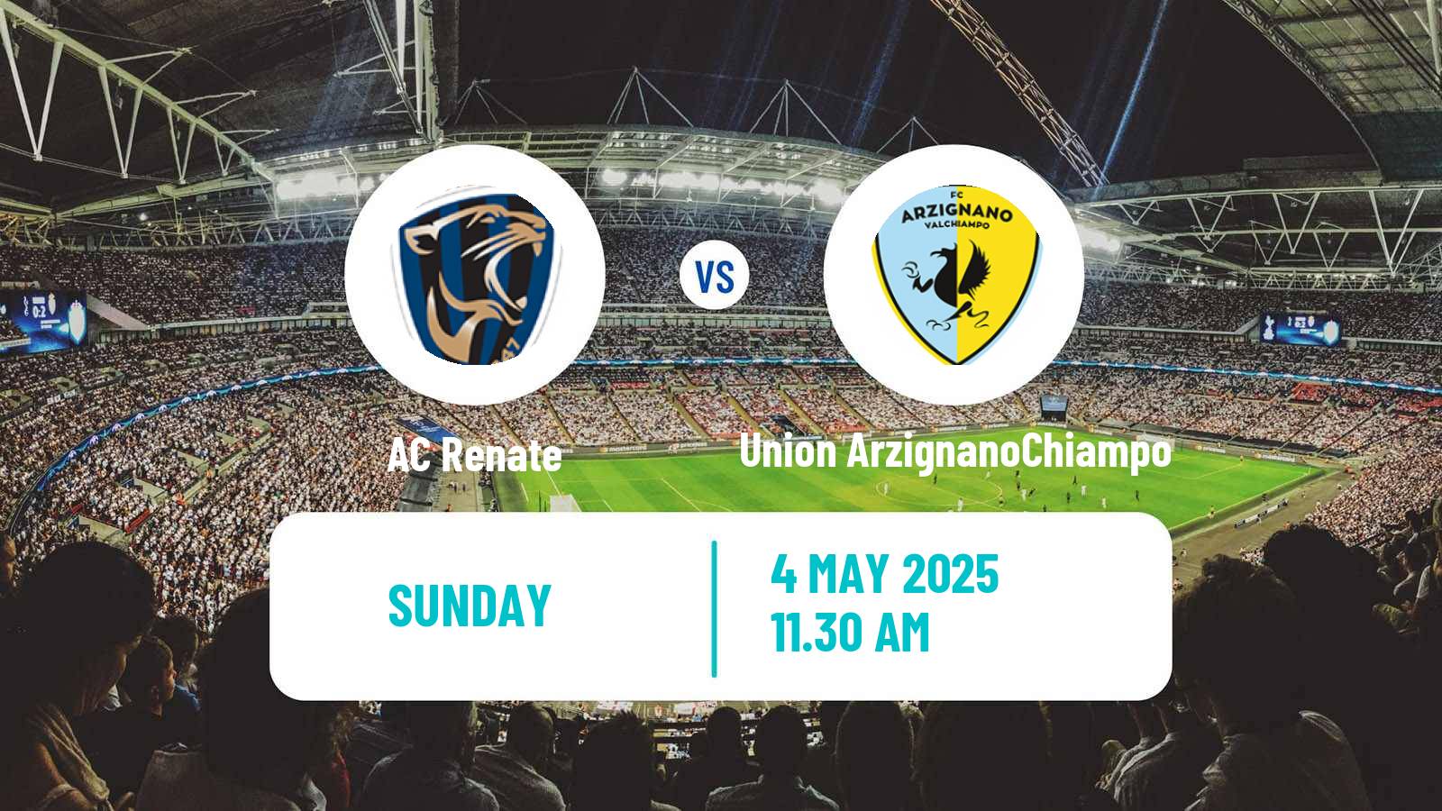 Soccer Italian Serie C Group A Renate - Union ArzignanoChiampo