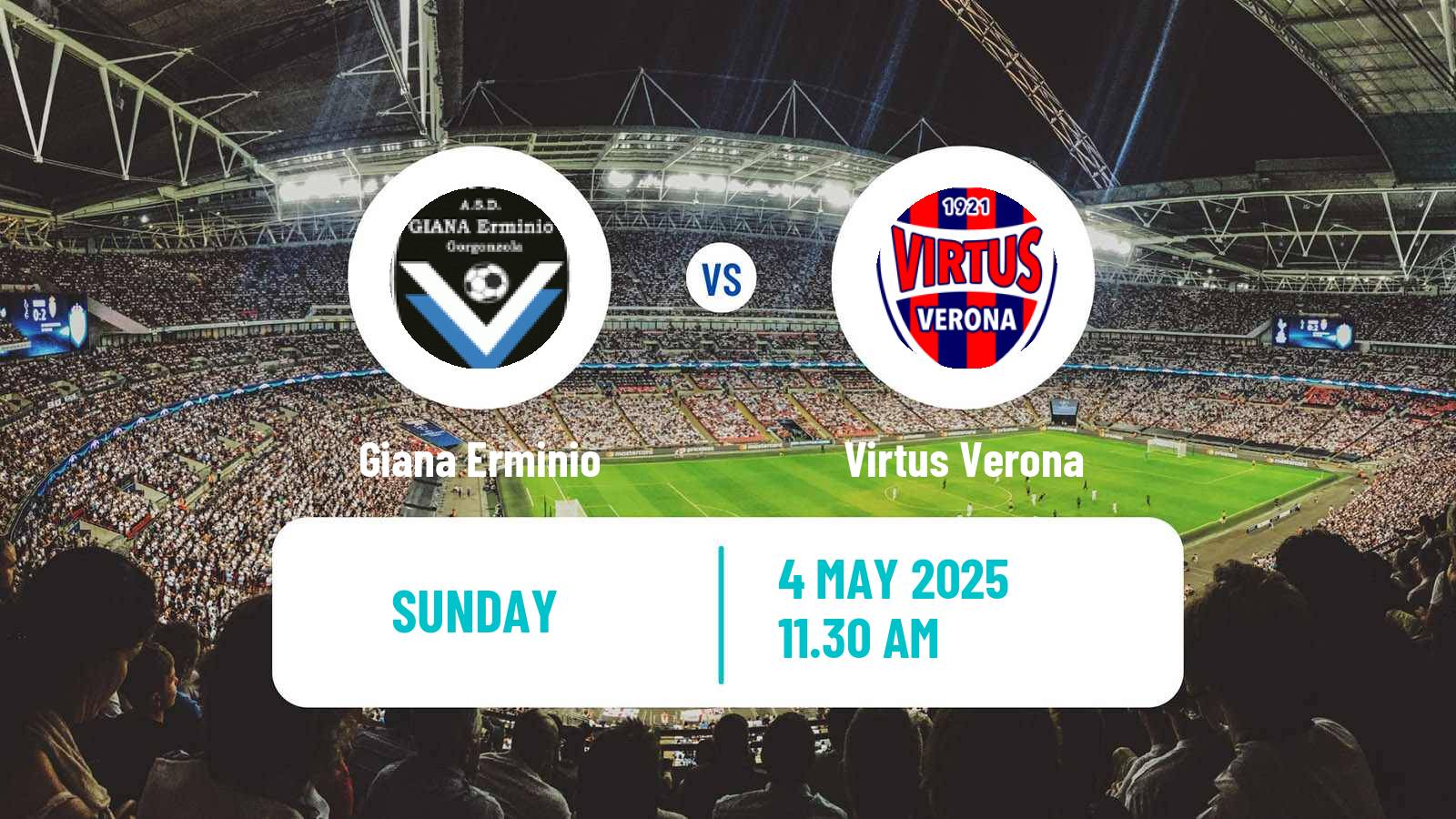 Soccer Italian Serie C Group A Giana Erminio - Virtus Verona