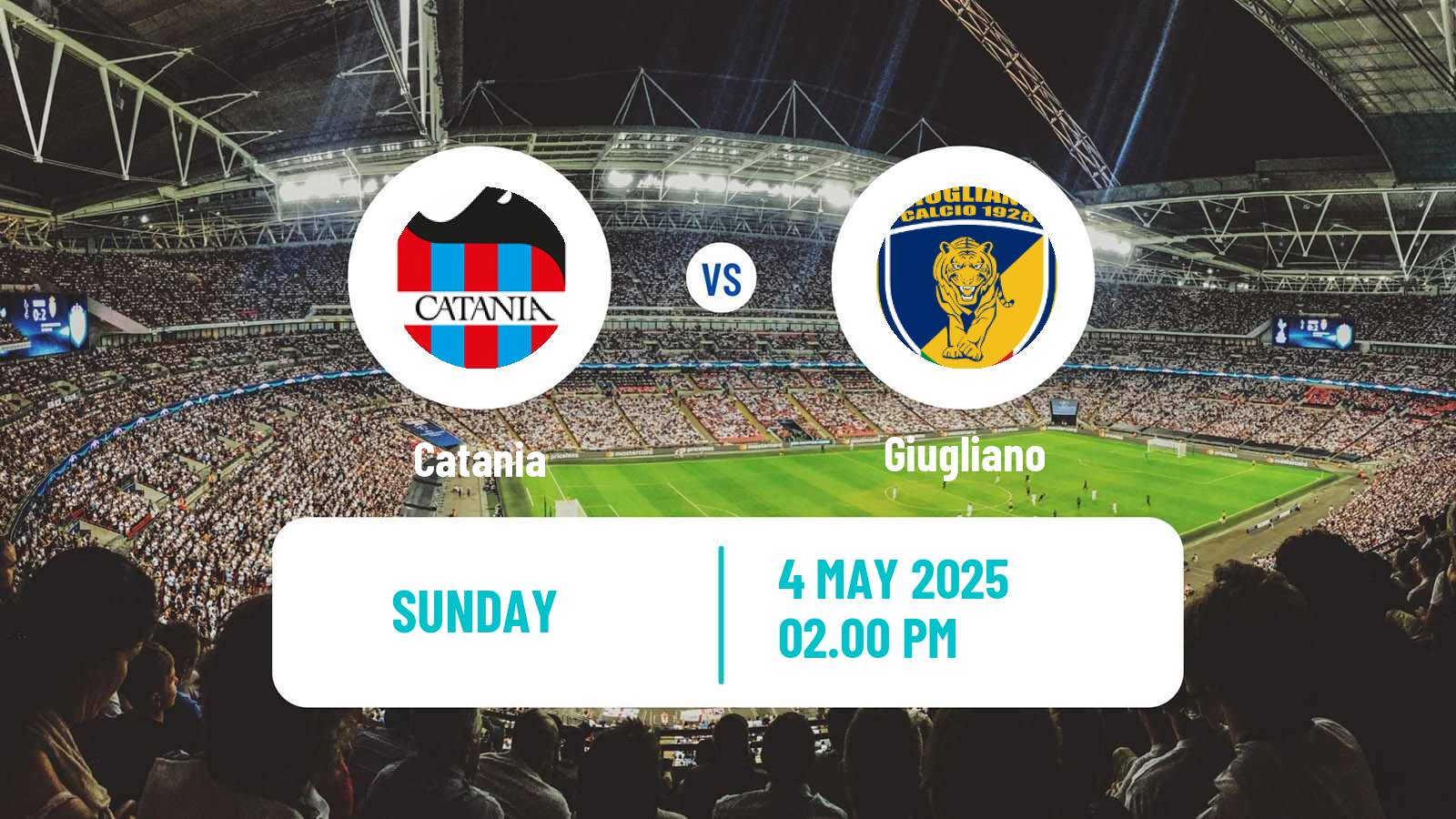 Soccer Italian Serie C Group A Catania - Giugliano