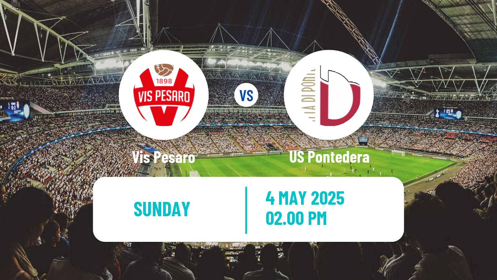 Soccer Italian Serie C Group A Vis Pesaro - Pontedera