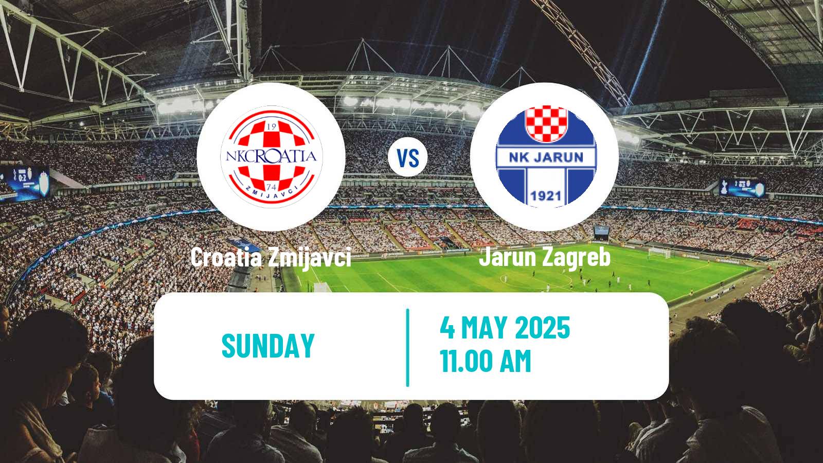 Soccer Croatian Prva NL Croatia Zmijavci - Jarun Zagreb