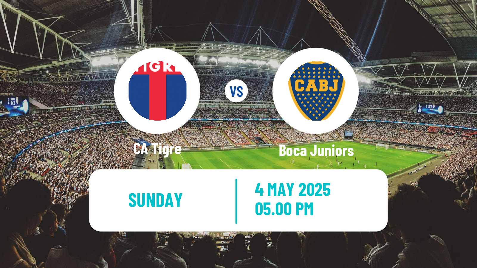 Soccer Argentinian Liga Profesional Tigre - Boca Juniors