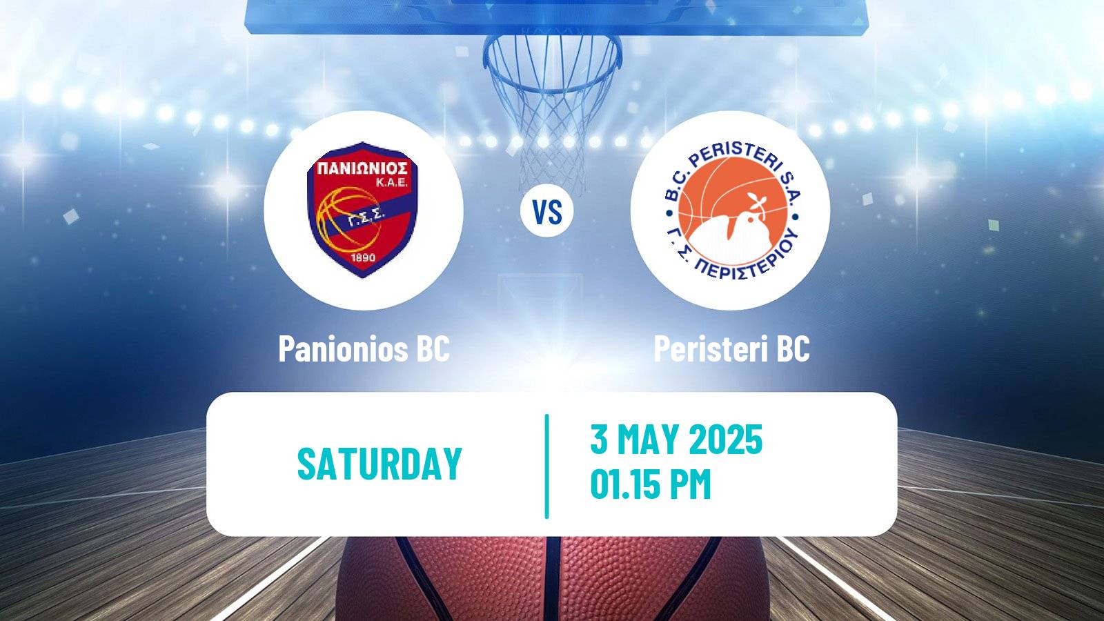 Basketball Greek Basket League A1 Panionios - Peristeri BC