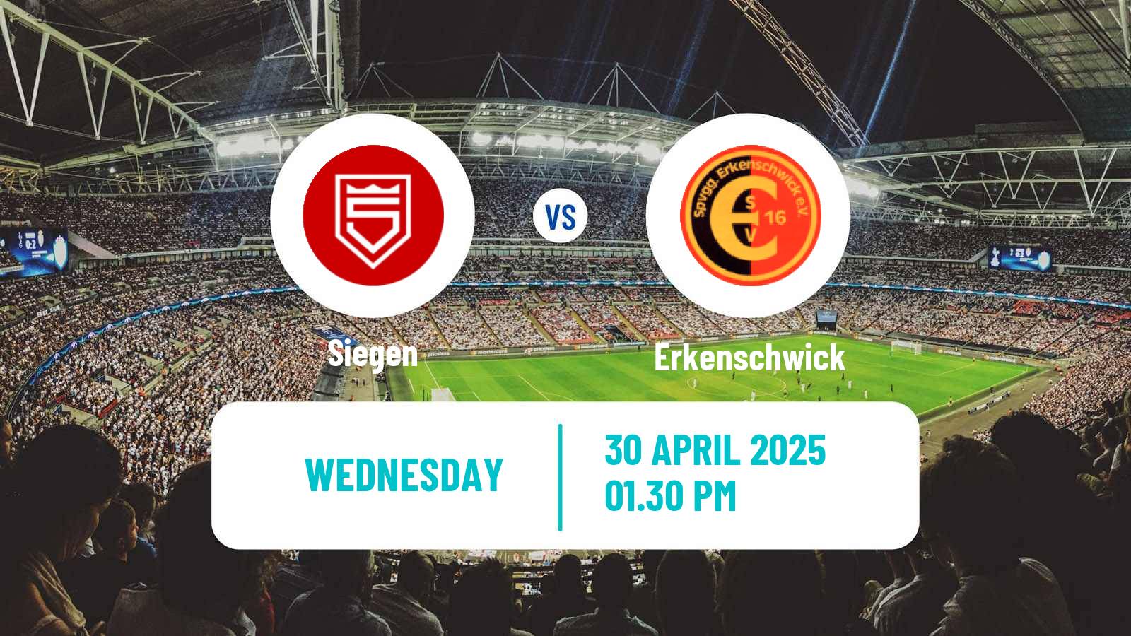 Soccer German Oberliga Westfalen Siegen - Erkenschwick