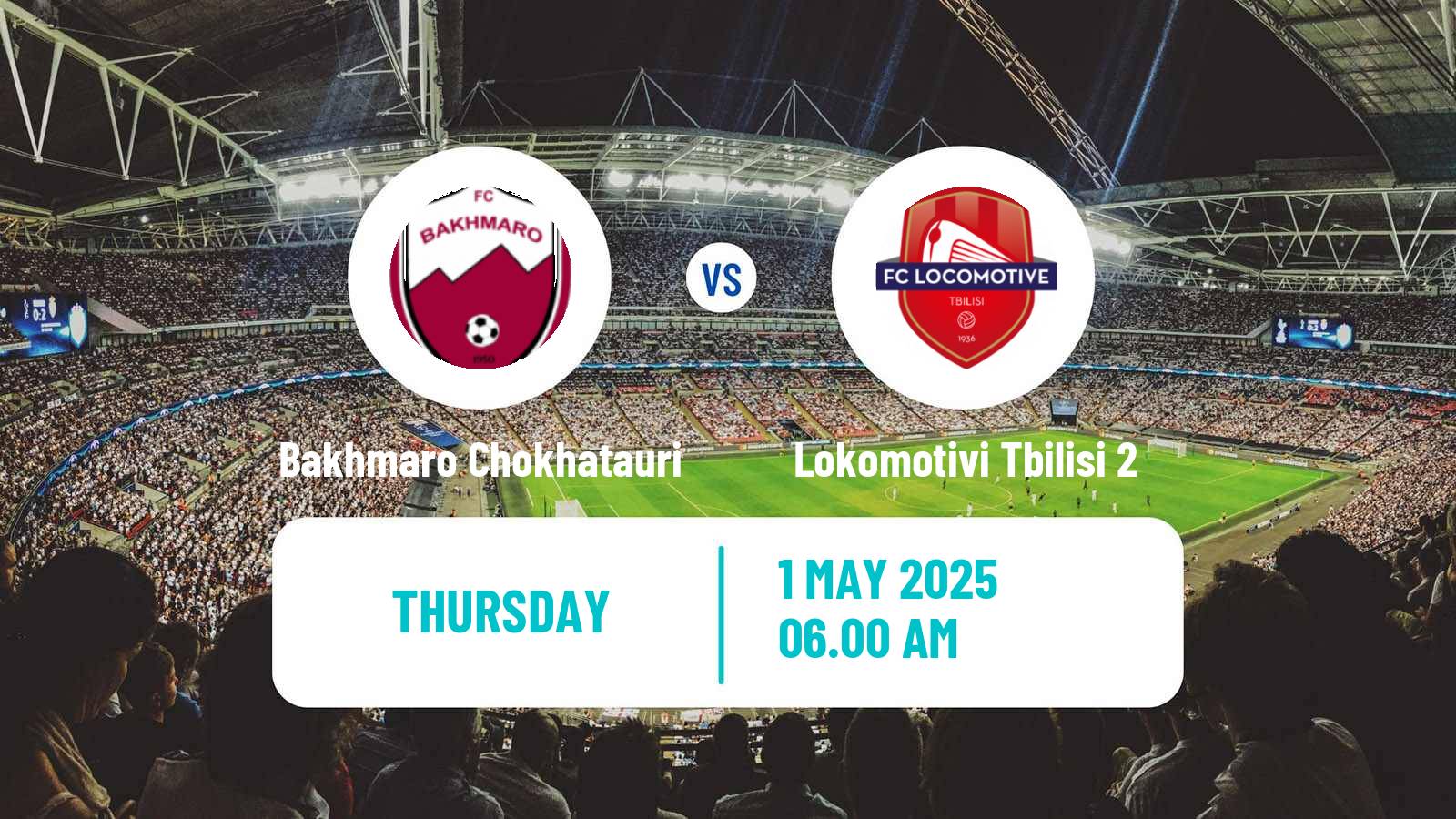 Soccer Georgian Liga 3 Bakhmaro Chokhatauri - Lokomotivi Tbilisi 2