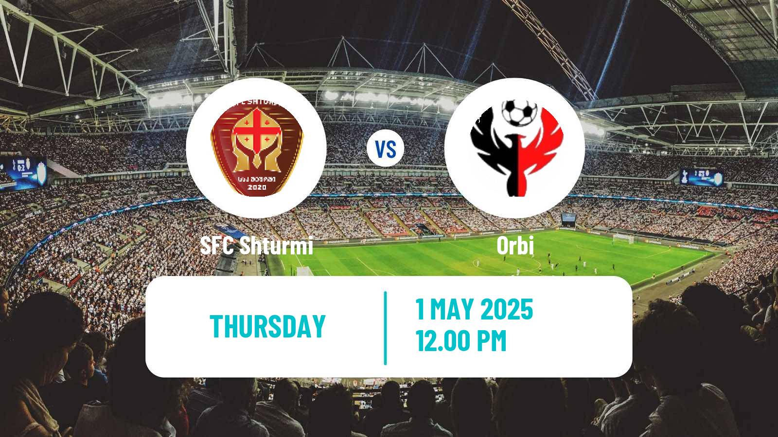Soccer Georgian Liga 3 Shturmi - Orbi