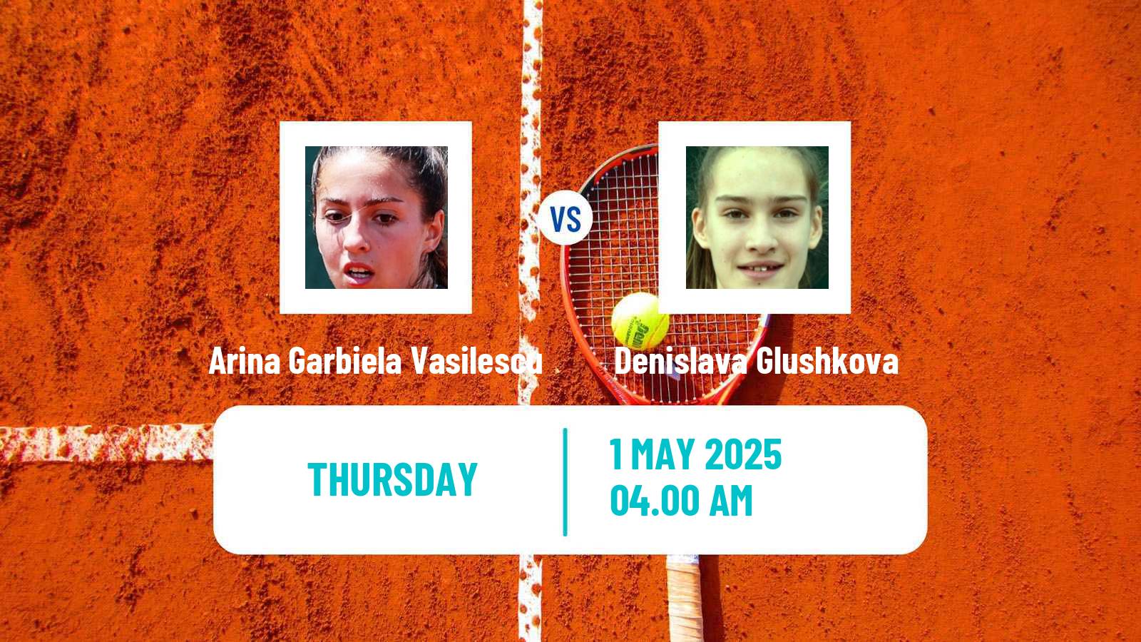 Tennis ITF W35 Santa Margherita Di Pula 5 Women Arina Garbiela Vasilescu - Denislava Glushkova