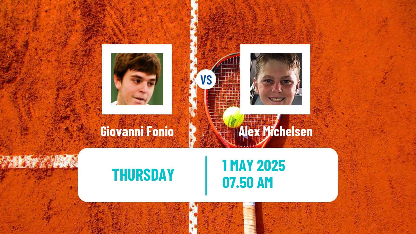 Tennis Estoril Challenger Men Giovanni Fonio - Alex Michelsen