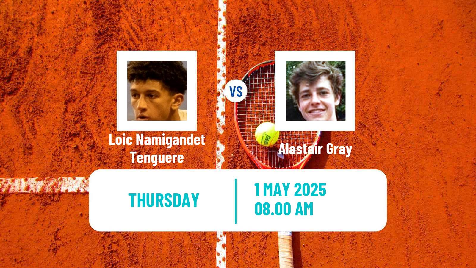 Tennis ITF M25 Nottingham Men Loic Namigandet Tenguere - Alastair Gray
